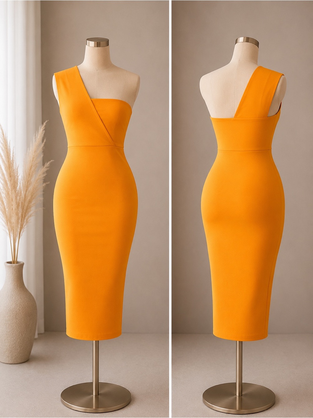 One-Shoulder Bodycon Dress